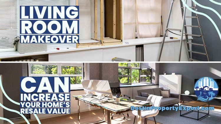 Living room makeovers can increase your home's value