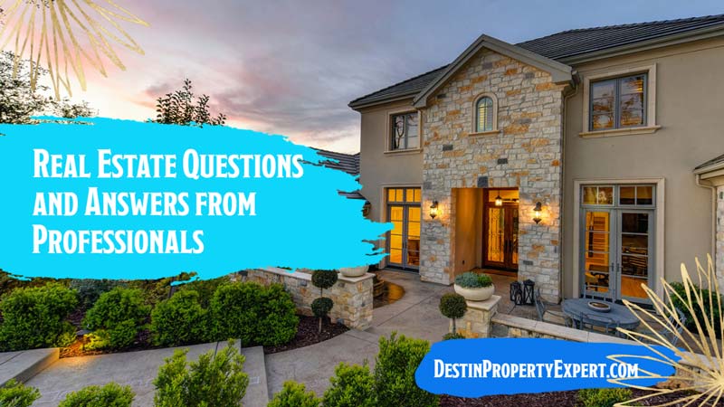 Real estate questions answered by professionals
