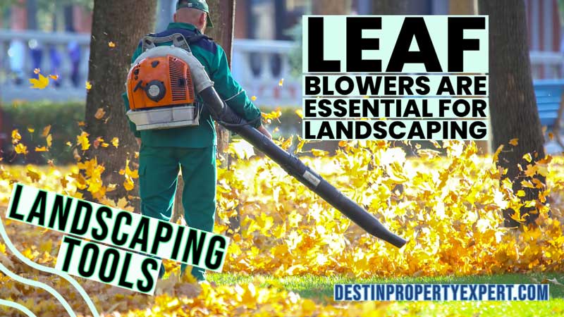 leaf blowers are a necessity for landscaping and management