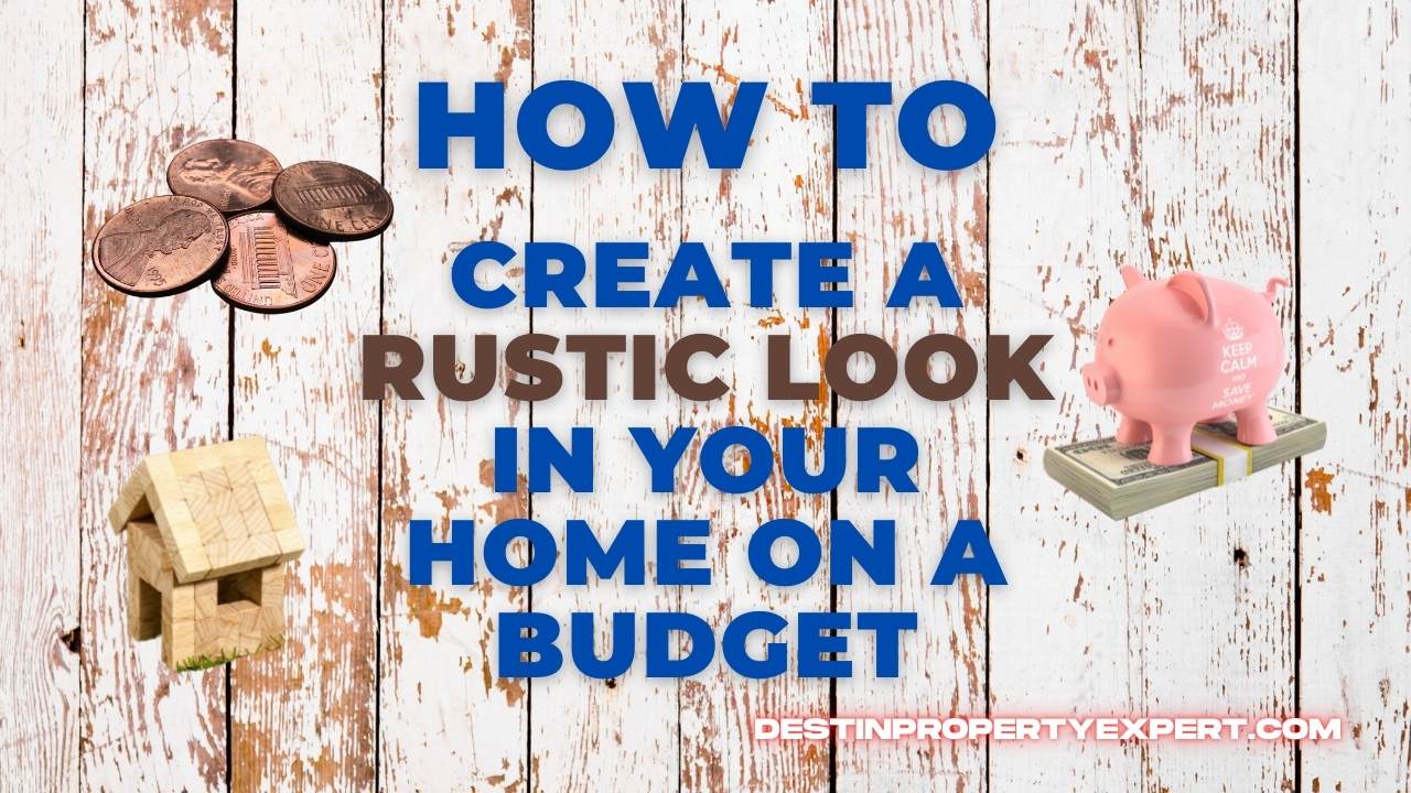 Rustic look in home on a budget