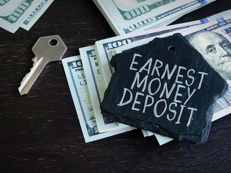 What is earnest money down in real estate