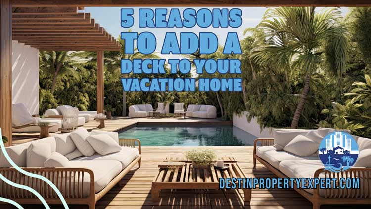 Adding a backyard deck to your vacation home