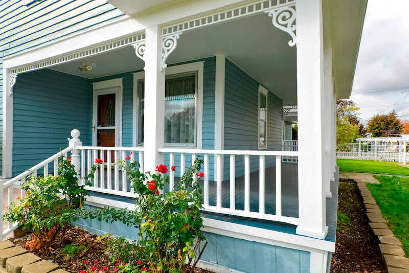 Bungalow Homes Often Have LArge Front Porches