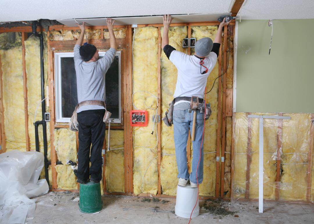 Which states have the highest number of home improvement loans?
