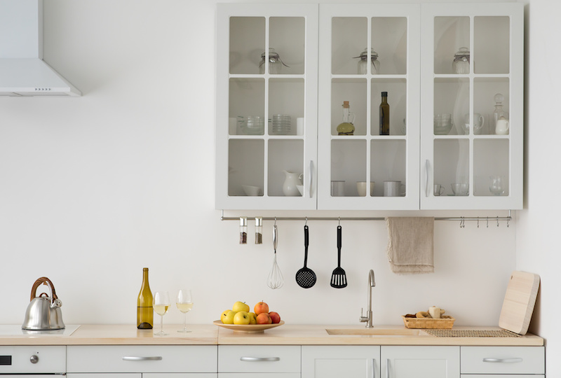 Kitchen Cabinets Save Counter Space