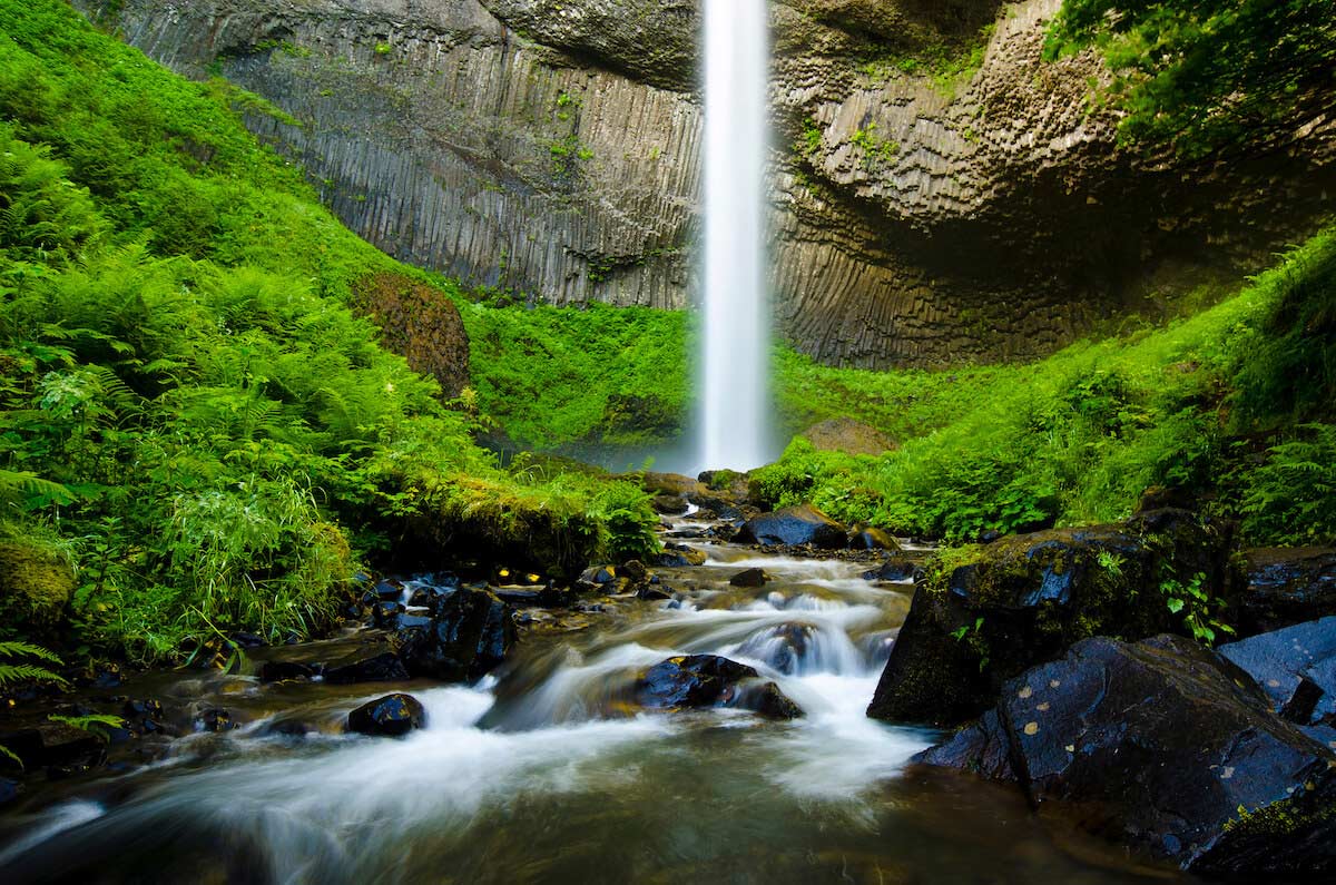 Latourell Falls Trail in Portland Oregon