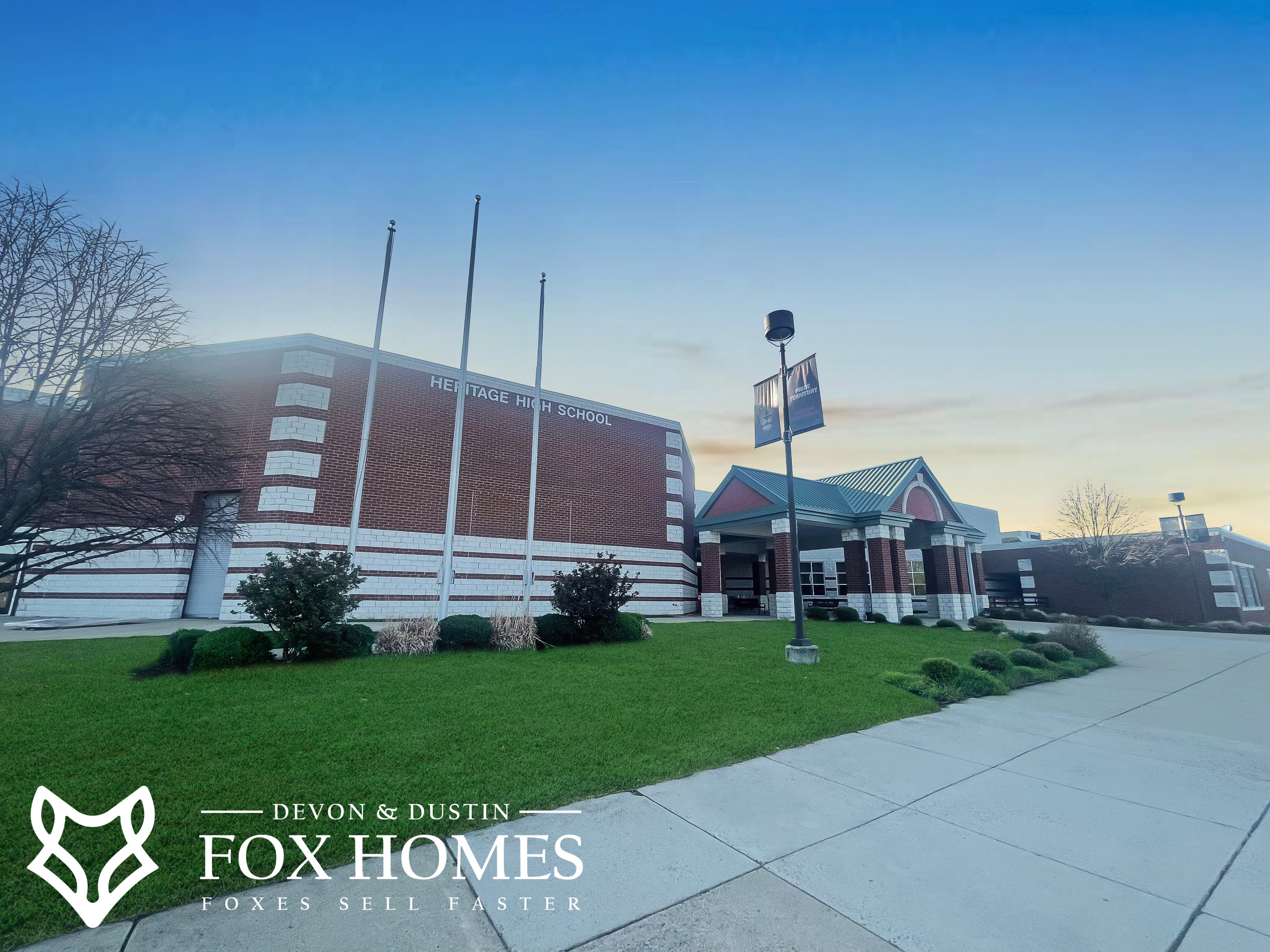 Homes-For-Sale-In-Heritage-High-School-District-Devon-and-Dustin-Fox-Fox-Homes-TeamFront-Entrance.