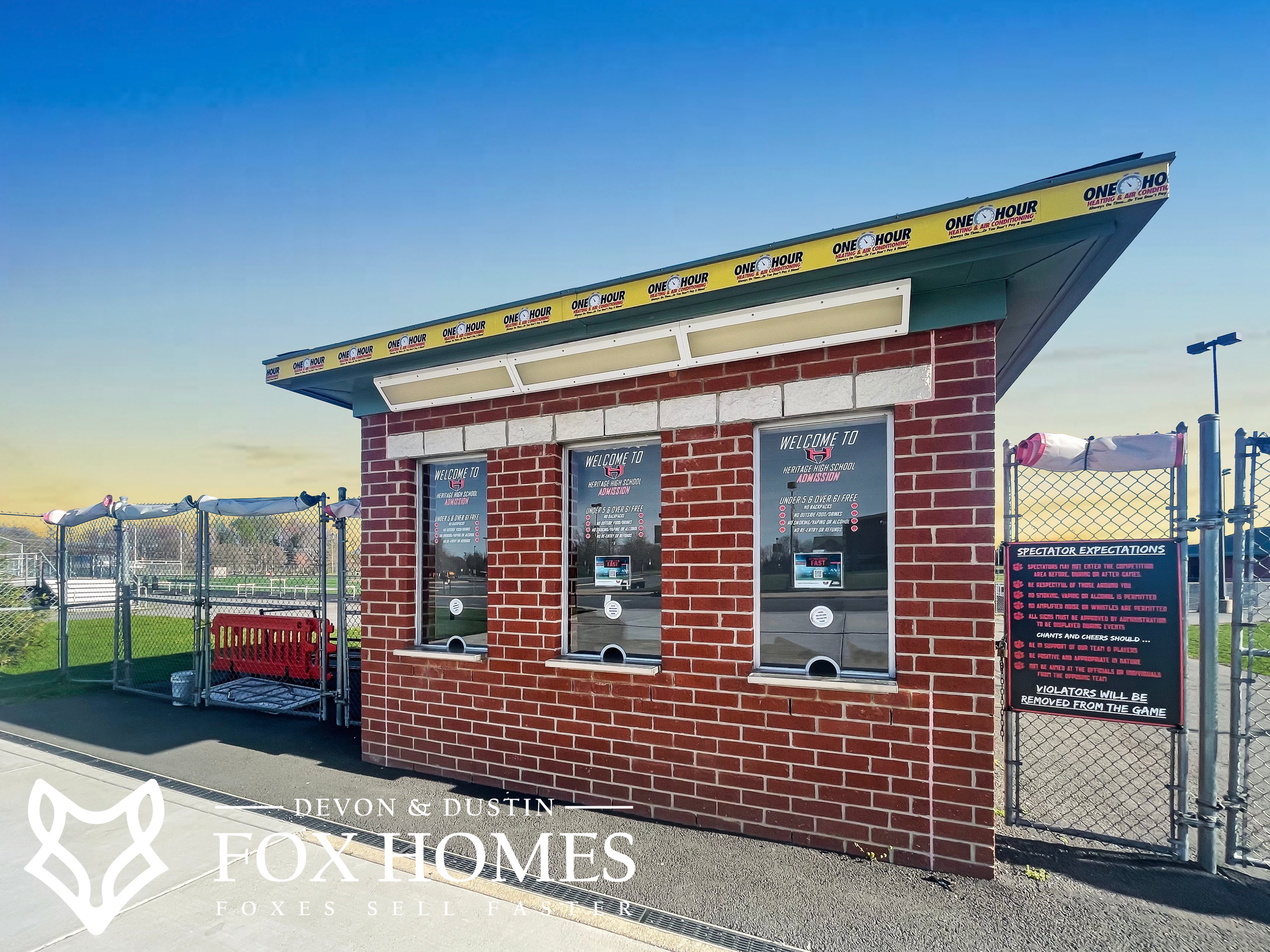 Homes-For-Sale-In-Heritage-High-School-District-Devon-and-Dustin-Fox-Fox-Homes-Team-Main-Entrance