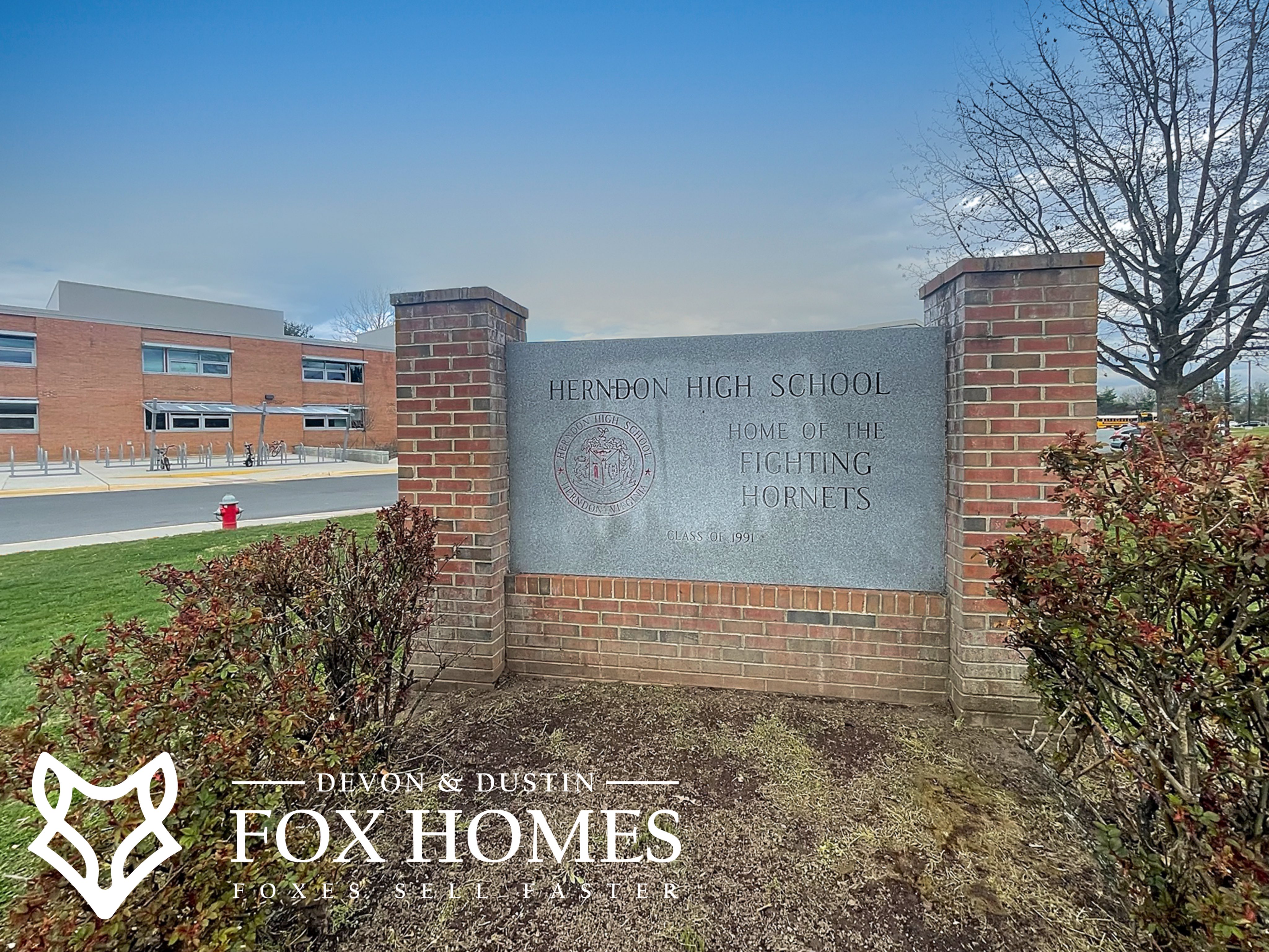 Homes-For-Sale-In-Herndon-High-School-District-Devon-and-Dustin-Fox-Fox-Homes-Team-Signage