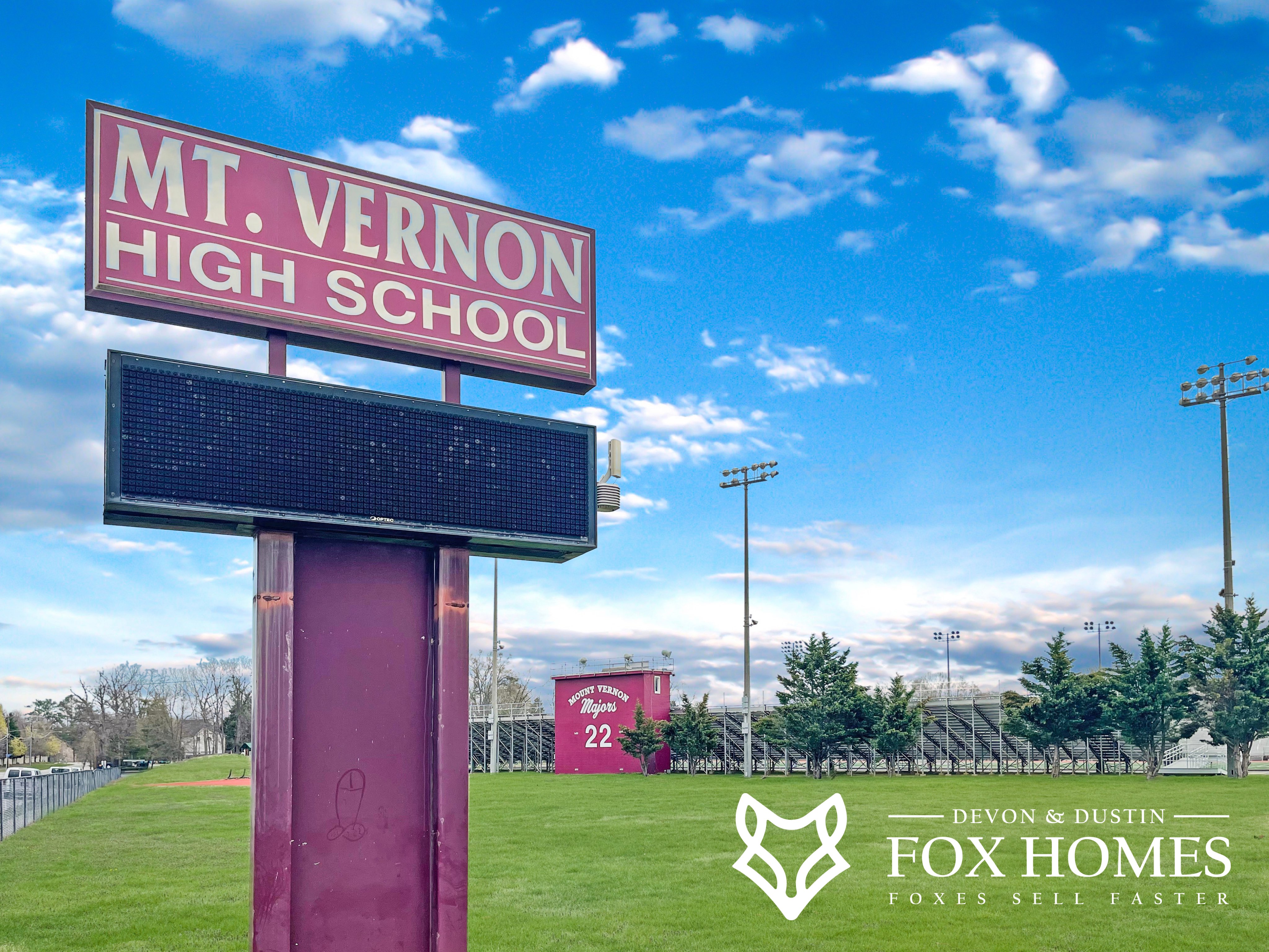 Homes-For-Sale-In-Mount-Vernon-High-School-District-Devon-and-Dustin-Fox-Fox-Homes-Team-Entrance-Sign
