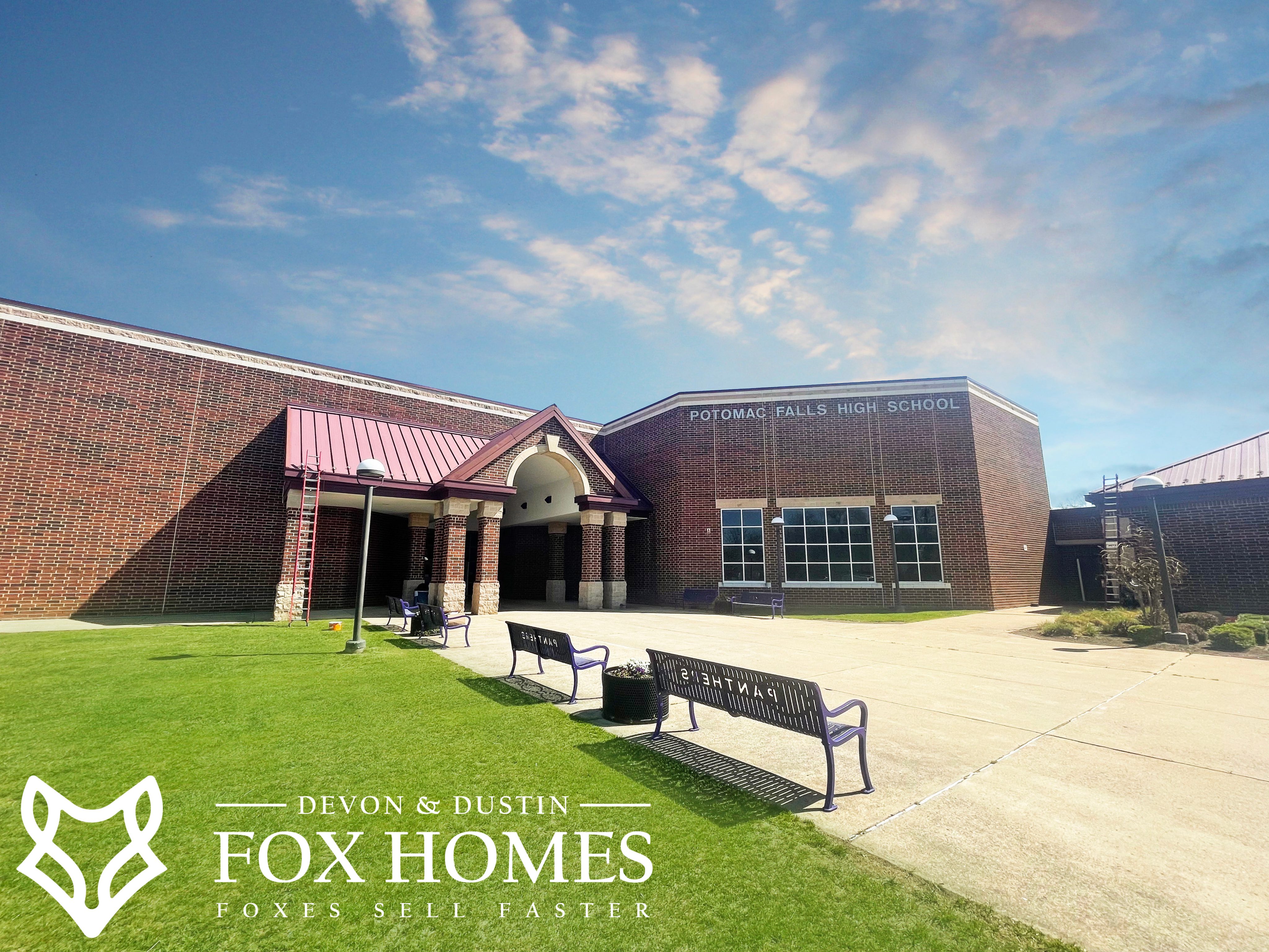 Homes-For-Sale-In-Potomac-Fall-High-School-District-Devon-and-Dustin-Fox-Fox-Homes-Team-Front-Entrance