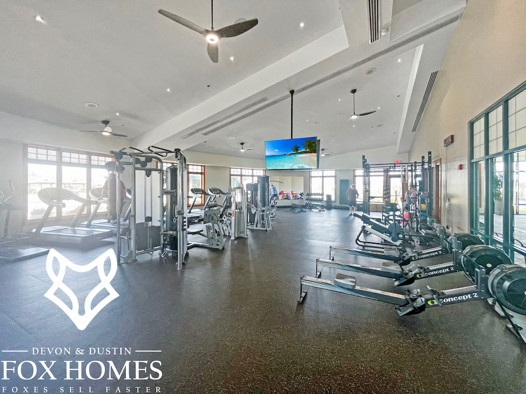 Lake-Frederick-The-Lodge-Fitness-Center-Lake-Frederick-Homes-For-Sale-Devon-and-Dustin-Fox-Homes-Team