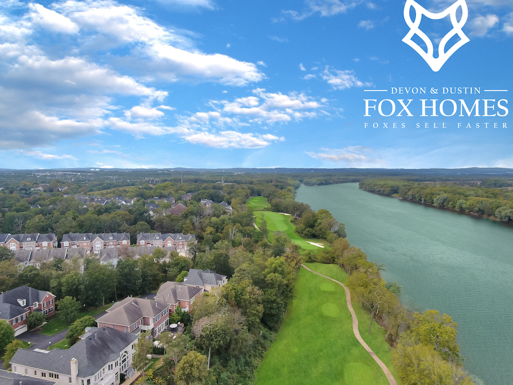 River Creek Homes for Sale - Devon and Dustin Fox - Fox Homes Team - Golf Course - Aerial View