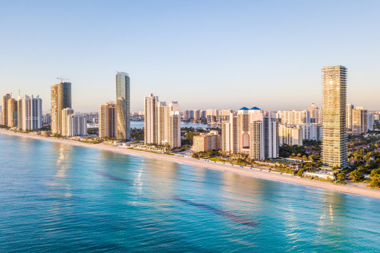 Miami beach waterfront condos