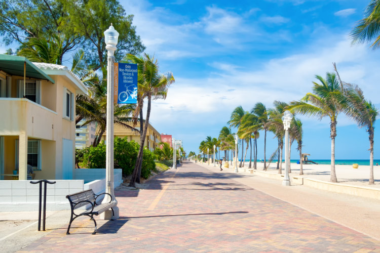 Hollywood Beach Boardwalk