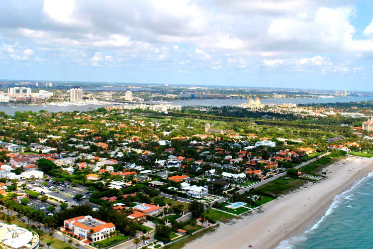 west palm beach neighborhood map