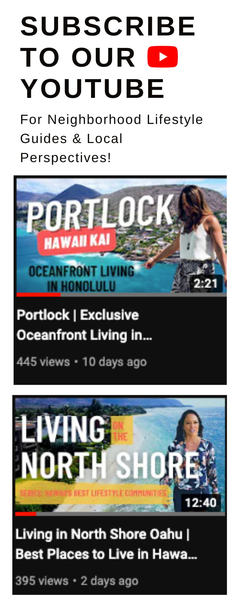 living in kailua youtube channel