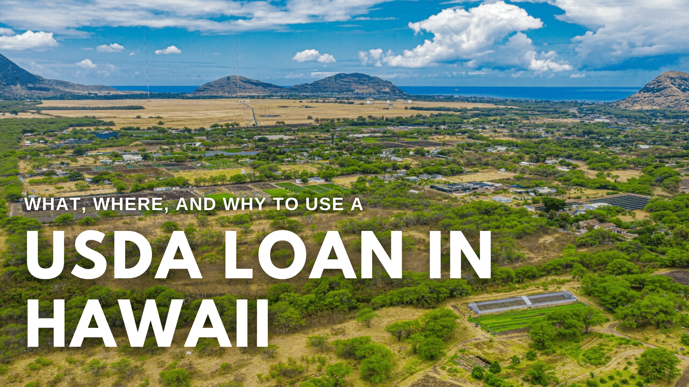 usda loans hawaii
