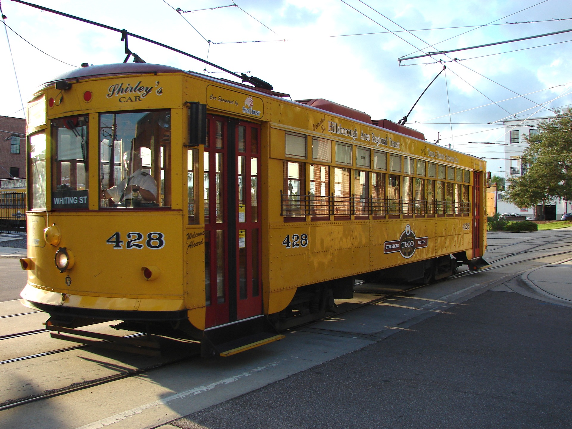 An Ybor City streetcar.