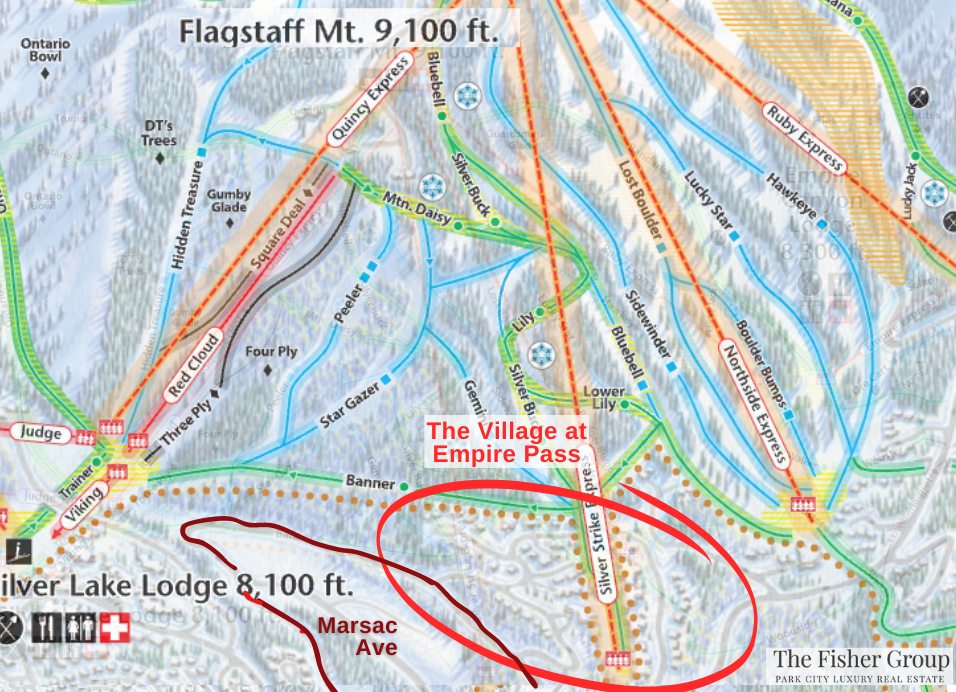 Empire Pass Deer Valley Maps & Locations