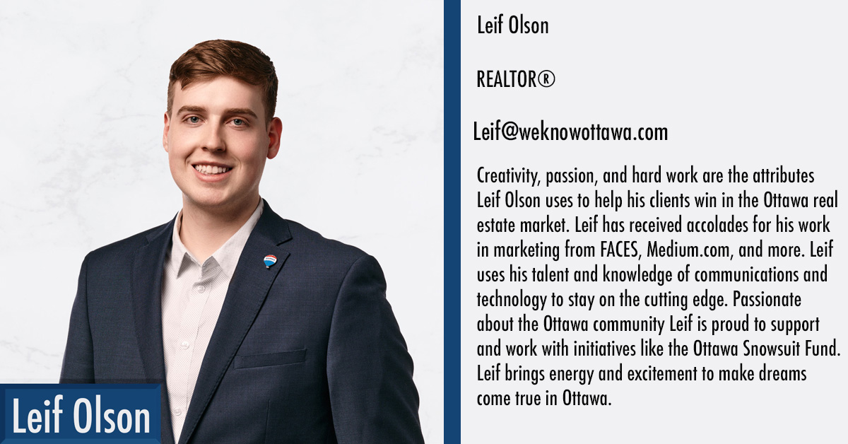 Leif Olson Ottawa Real Estate Agent - Hamre Real Estate Team RE/MAX