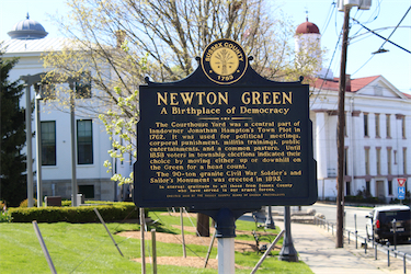 Newton Green Historical Sign - Newton