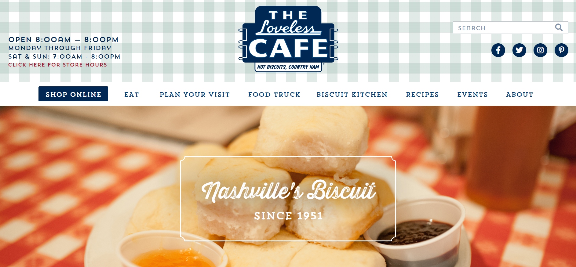 The Loveless Cafe, Nashville TN