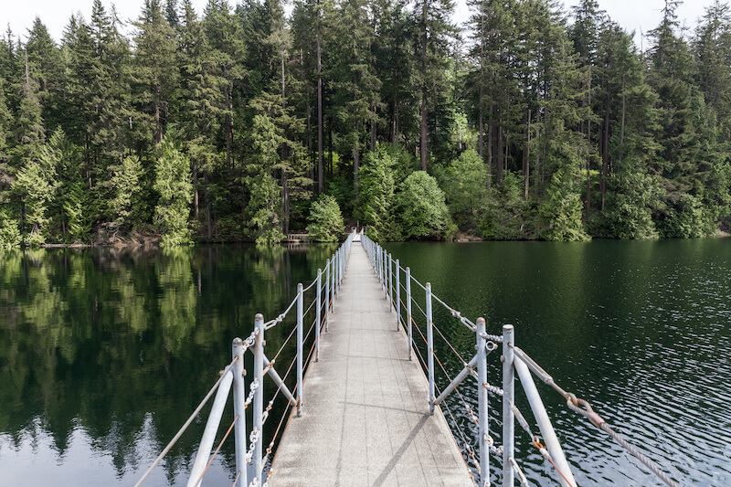 Hike at Buntzen Lake in Port Moody, BC