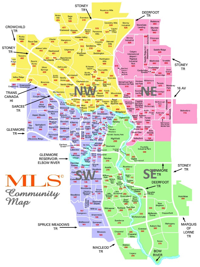 Map Of Ne Calgary - Ashlie Ortensia