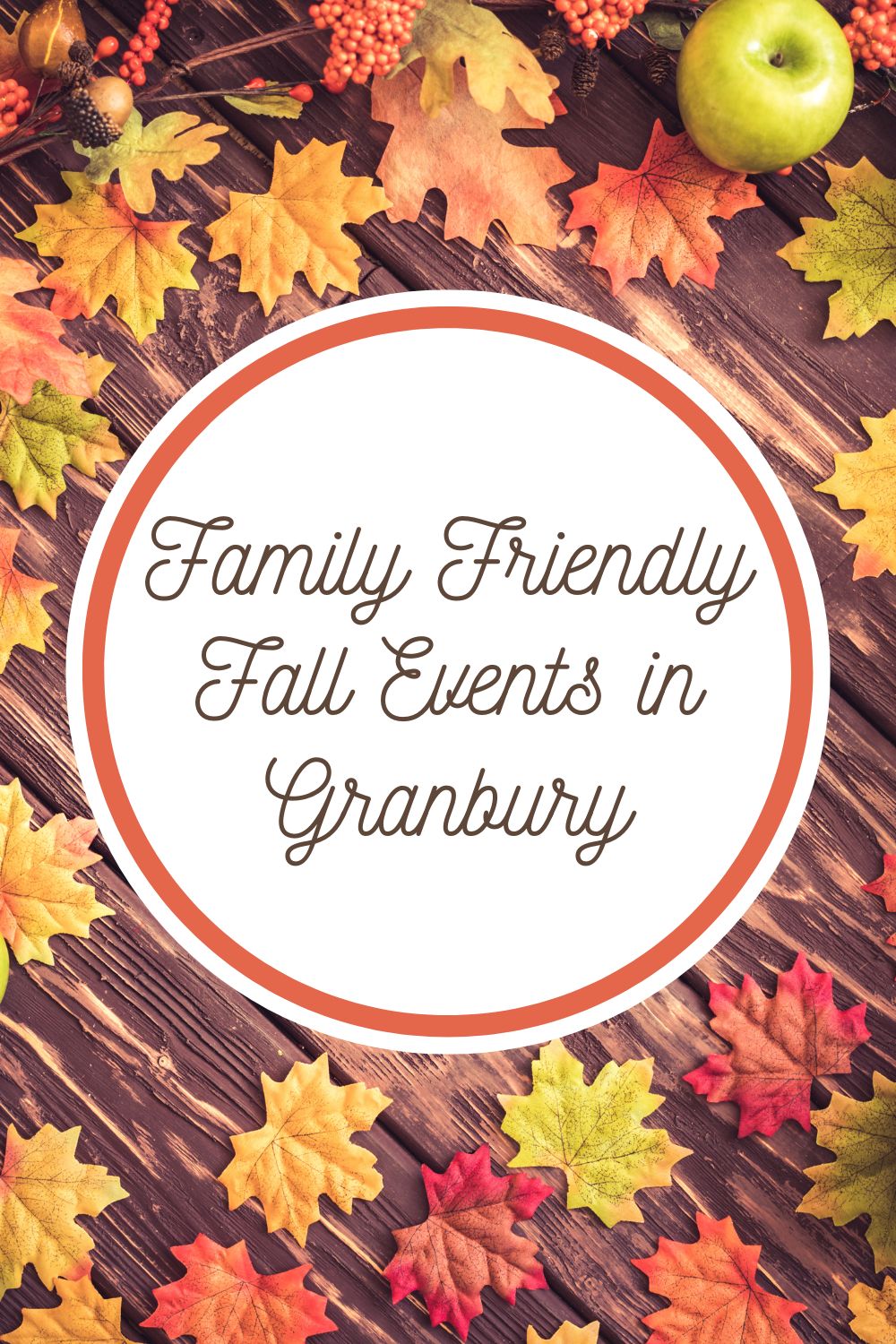 Family Friendly Fall Events in Granbury