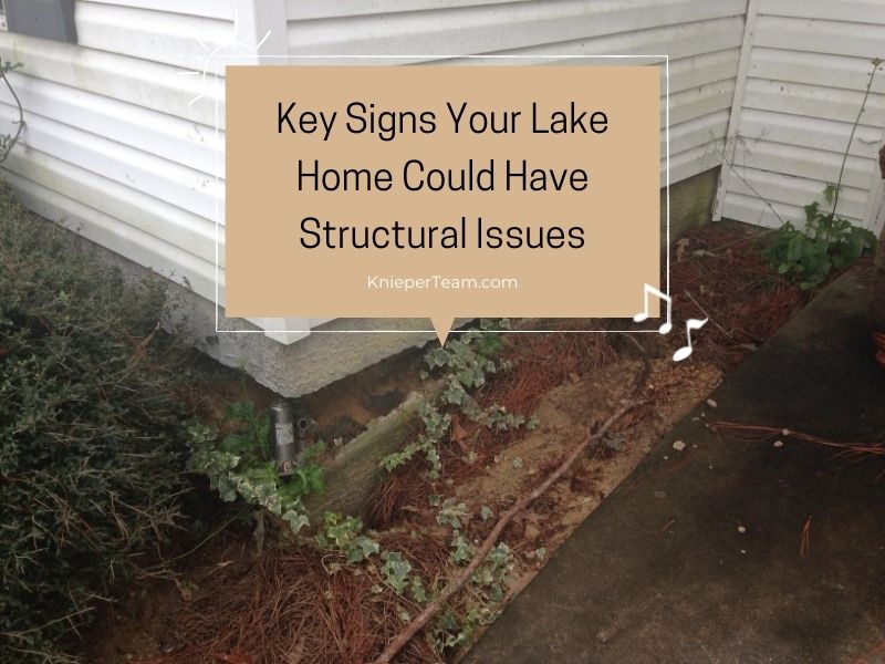 Here are three major indicators to help you know if your lake home is having structural integrity issues. Here are three major indicators to help you know if your lake home is having structural integrity issues.