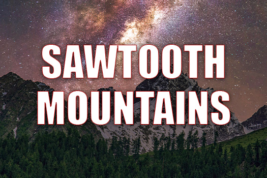 Sawtooth Mountains in Idaho