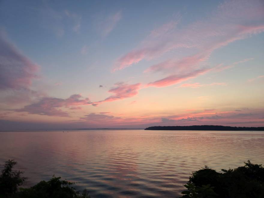 Chesapeake Bay Homes for Sale - Sunset Next to Chesapeake Bay Real Estate