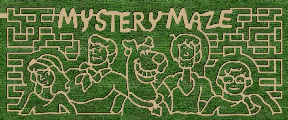 Scooby Doo Corn Maze at Fifers Orchards