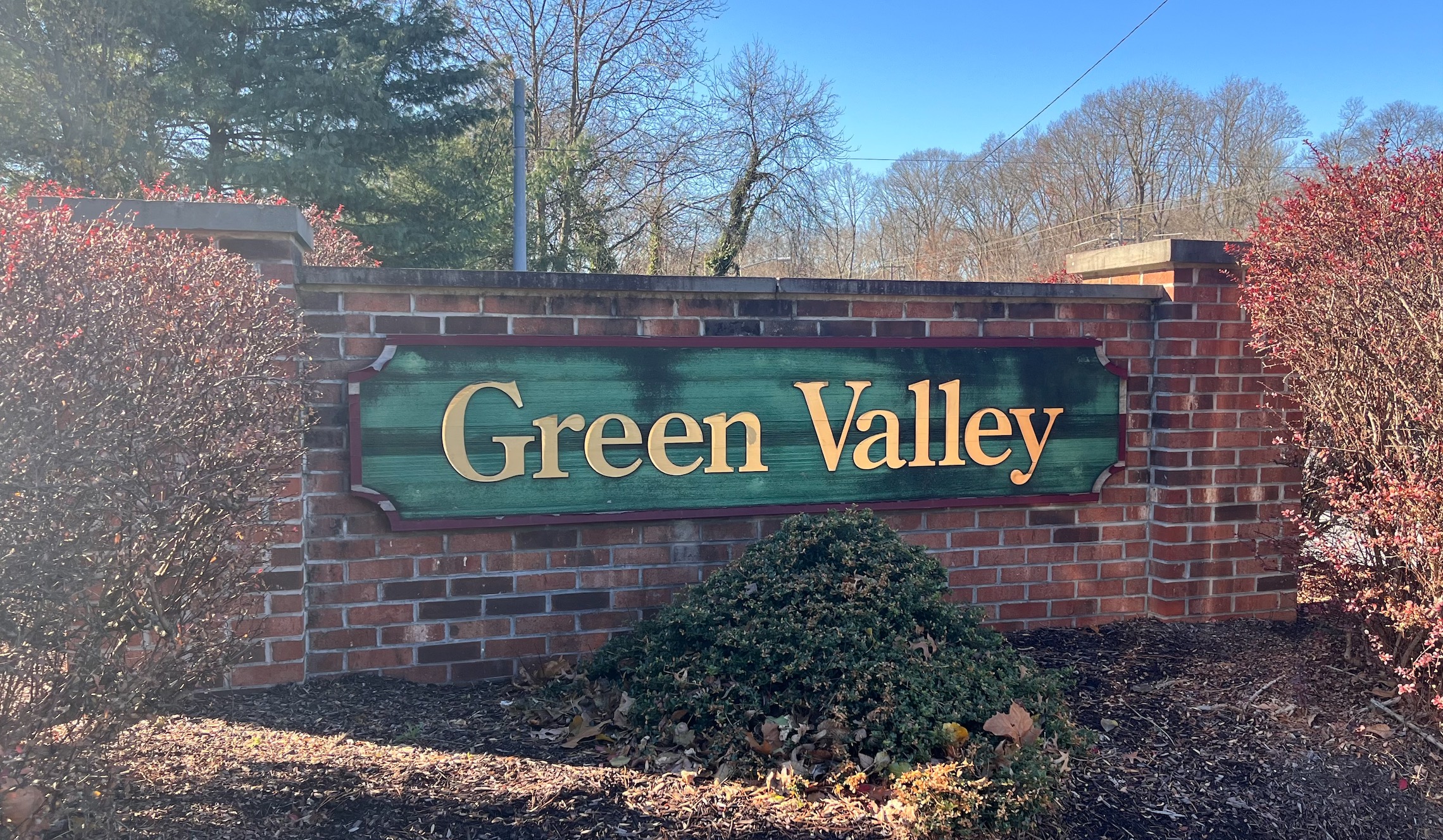 Green Valley Signage