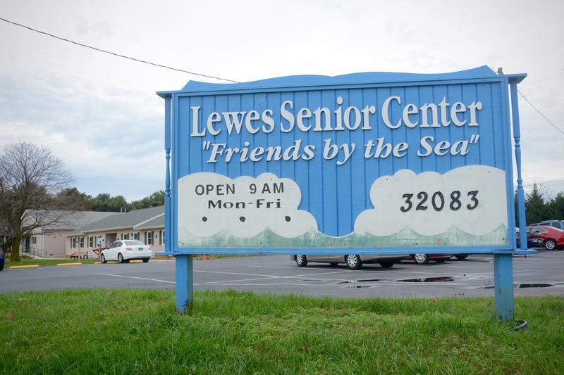 Lewes Senior Center Sign