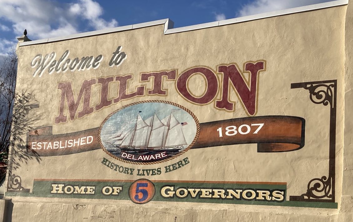 Milton Welcome Sign