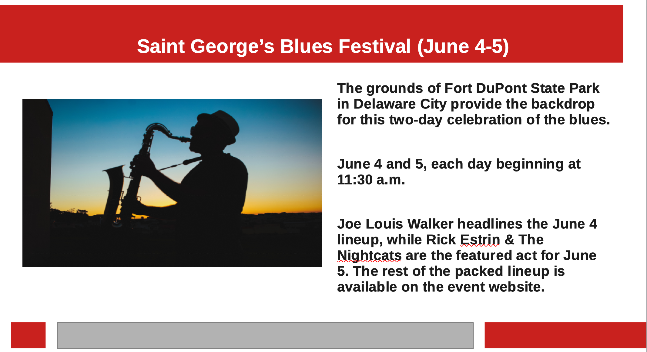 Saint George's Blues Festival
