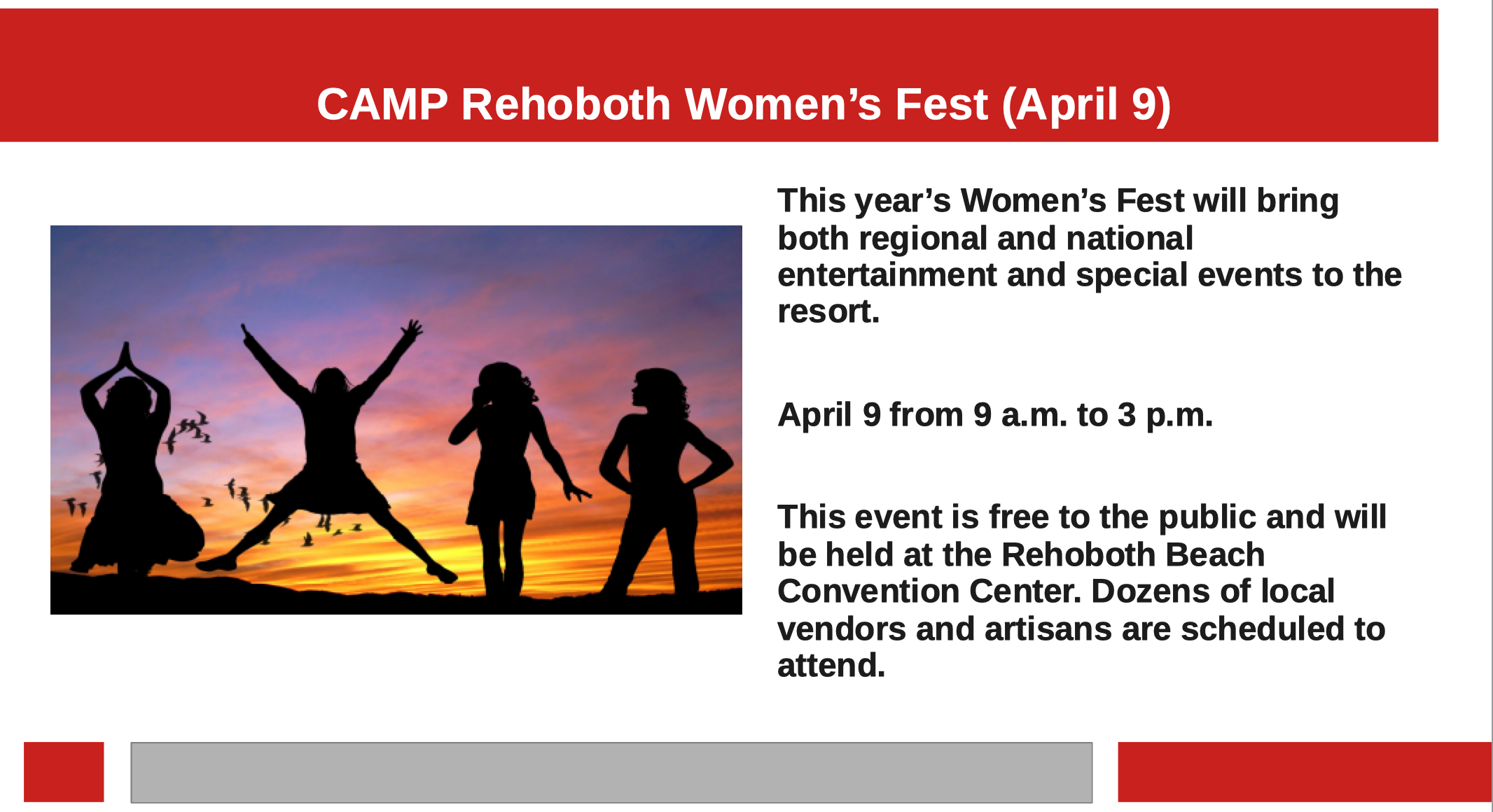 April Events in Rehoboth Beach The Oldfather Group