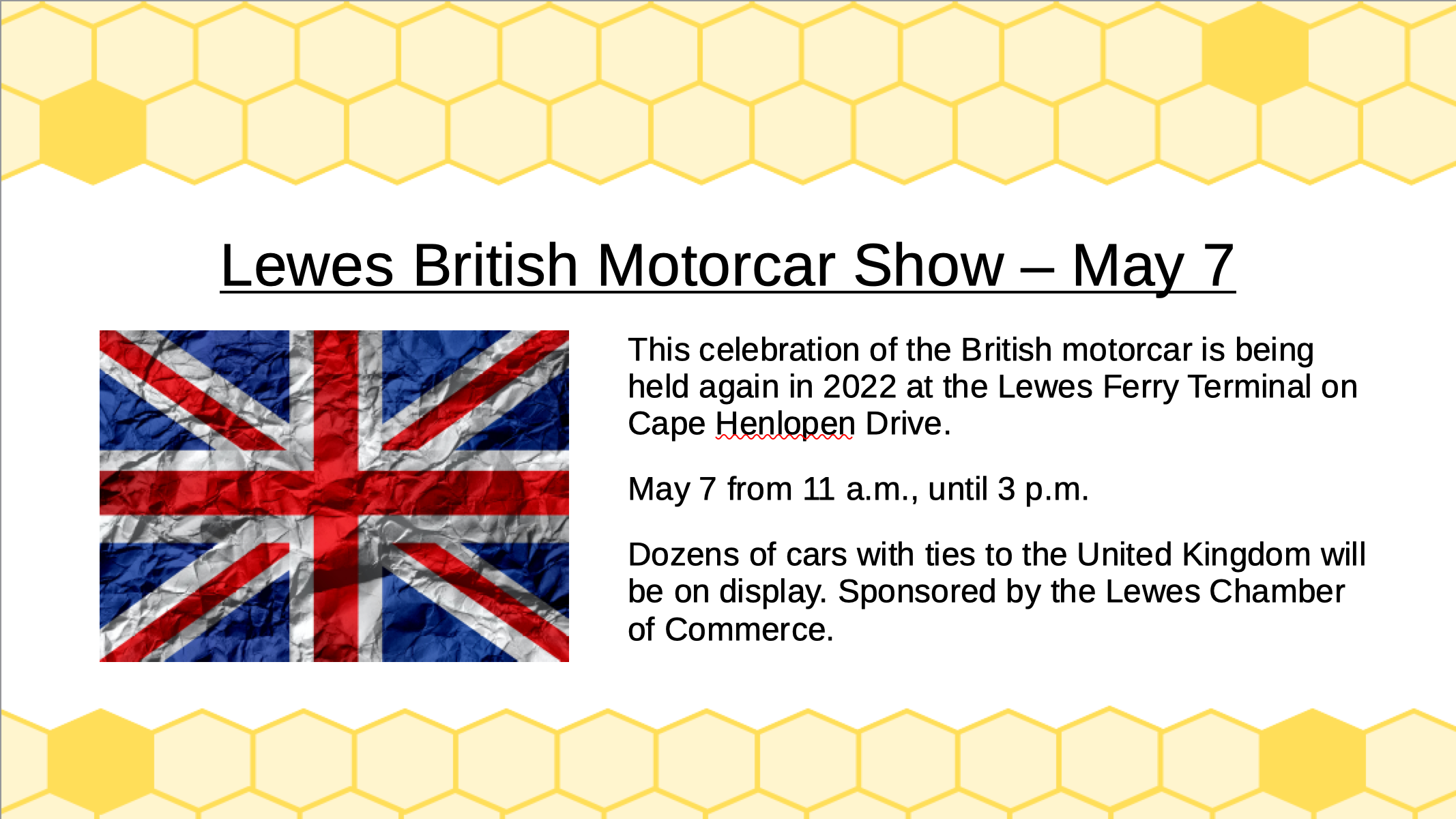 Lewes Motorcar Show Preview