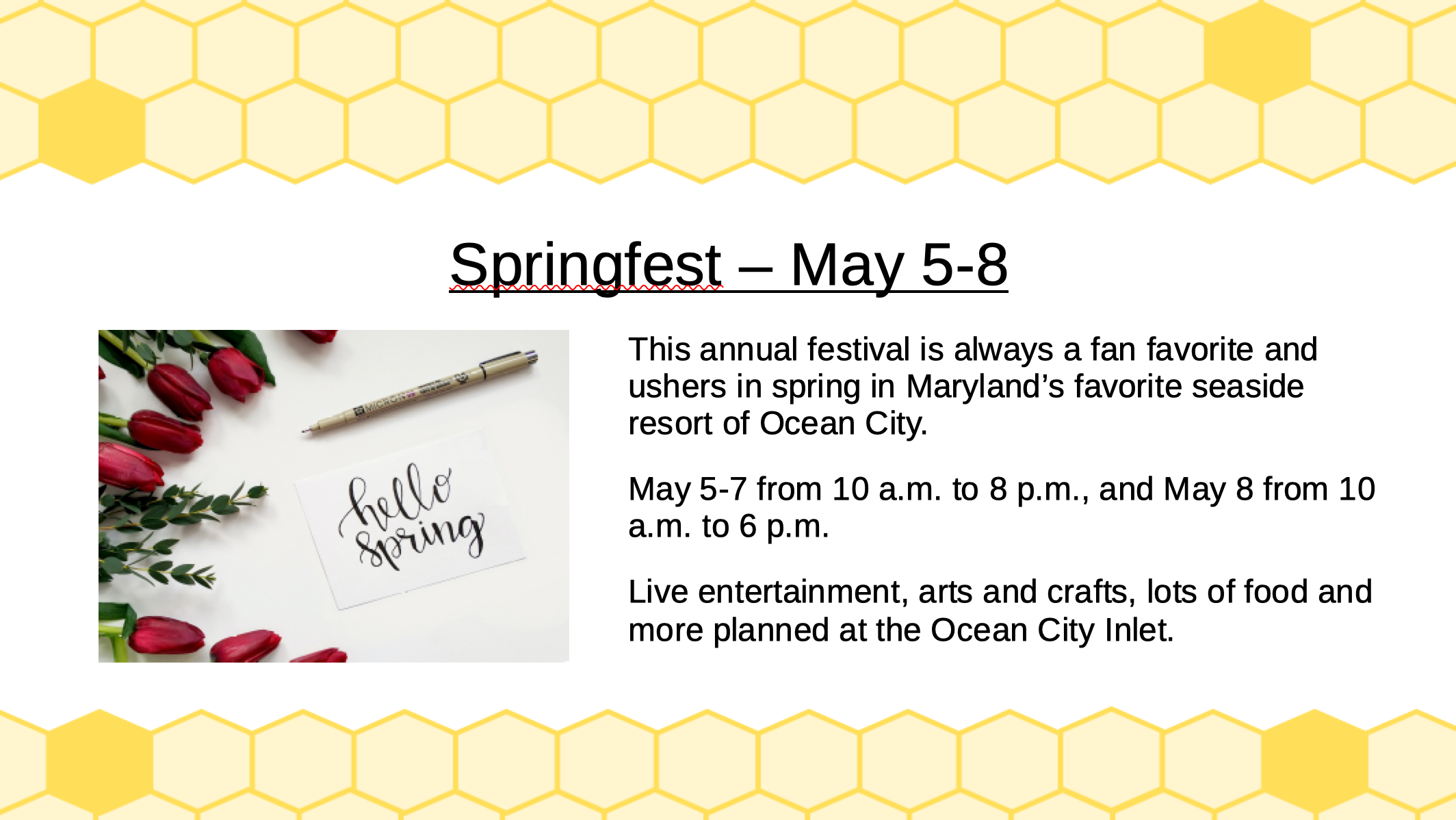 Springfest Preview Tile