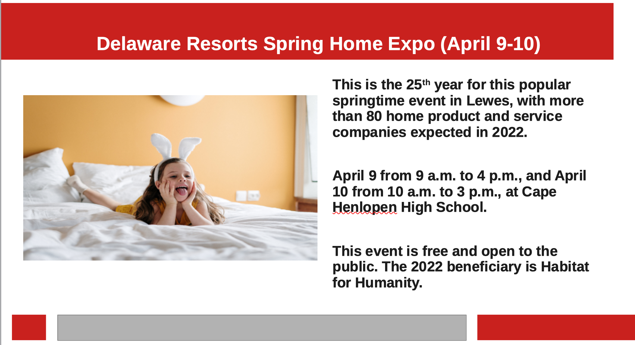 Delaware Resorts Spring Home Expo 2022