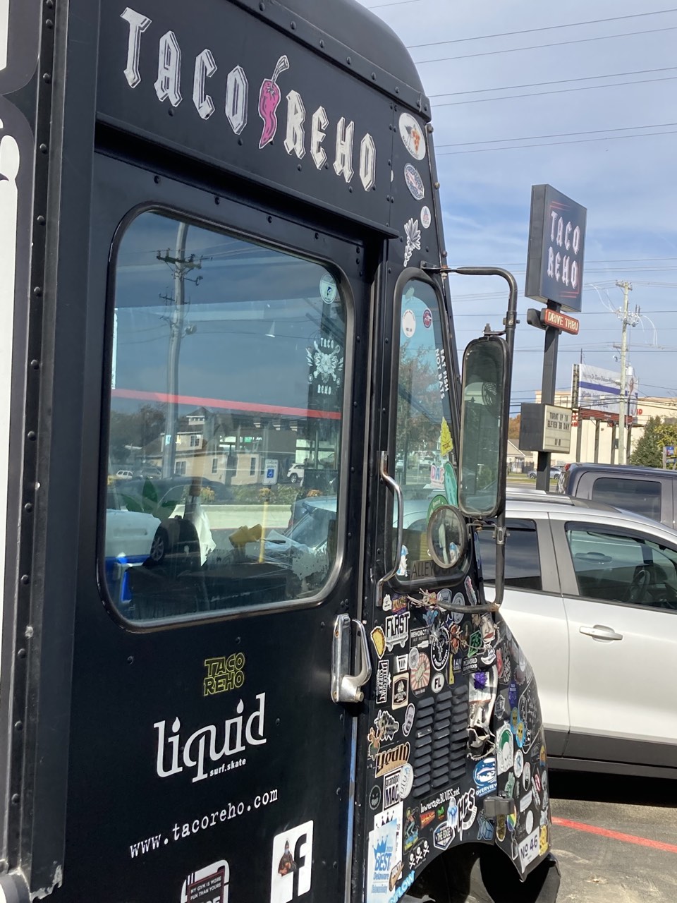 Taco Reho Food Truck and Sign