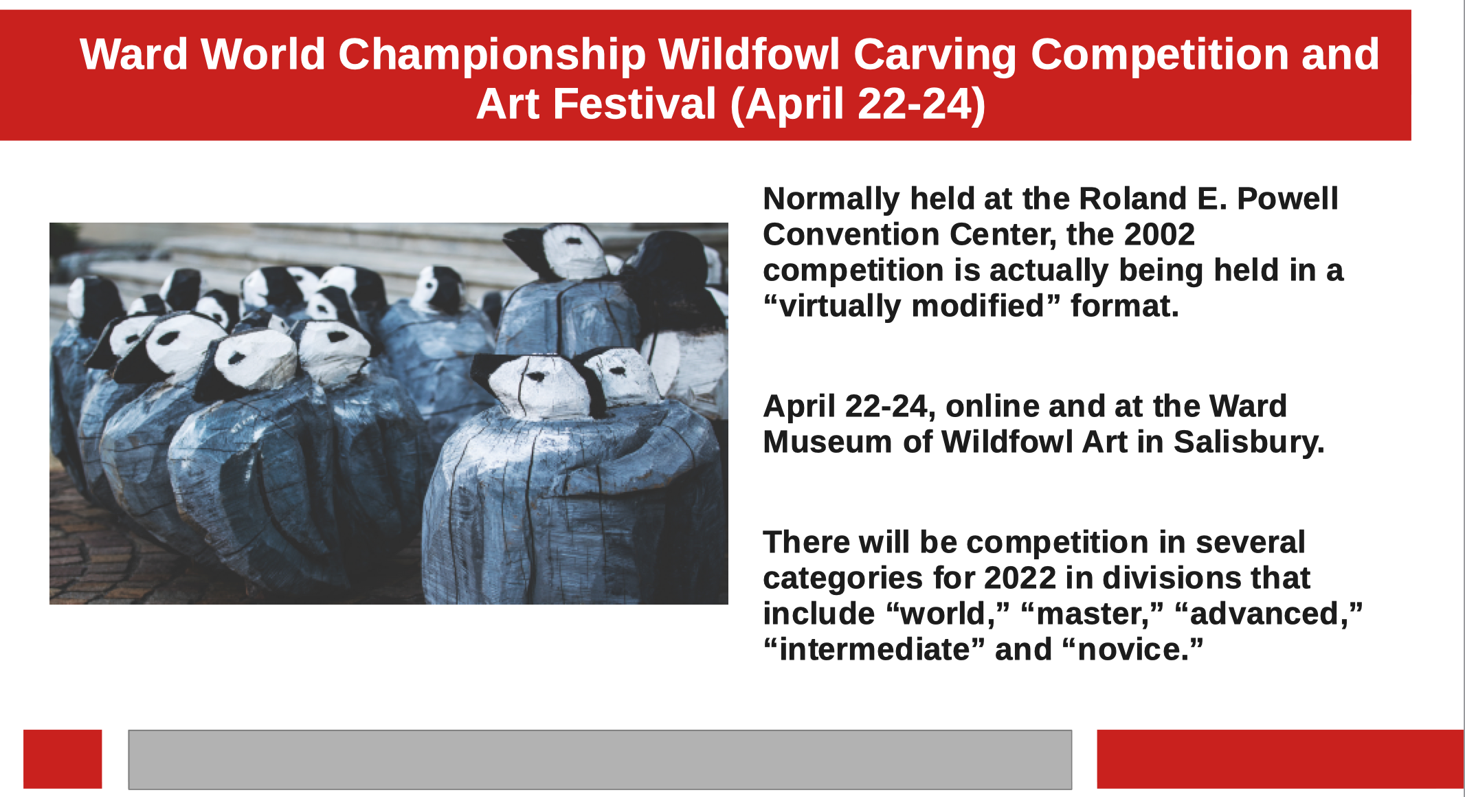 OC Ward World Carving Championship