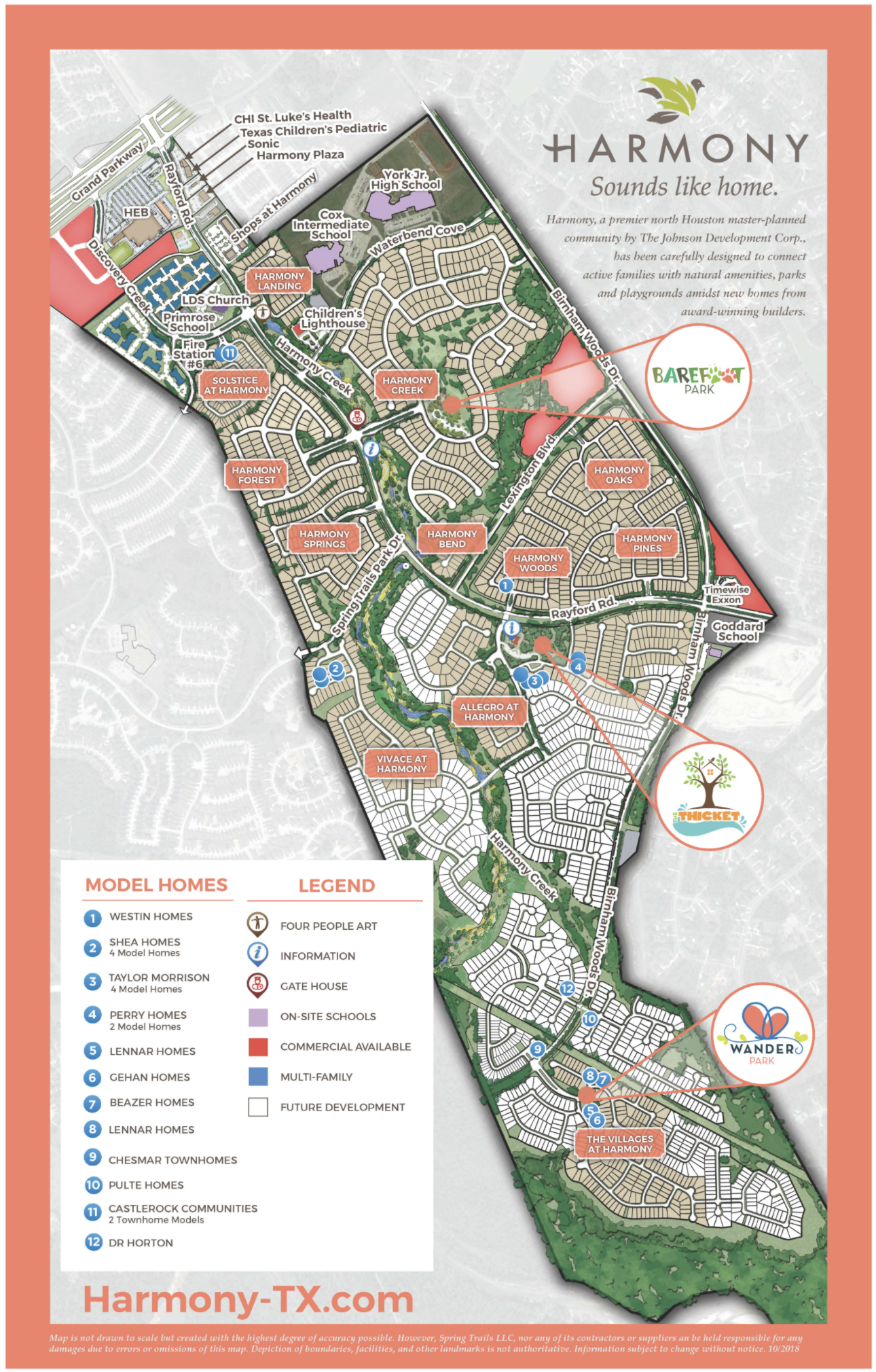 harmony master plan community map