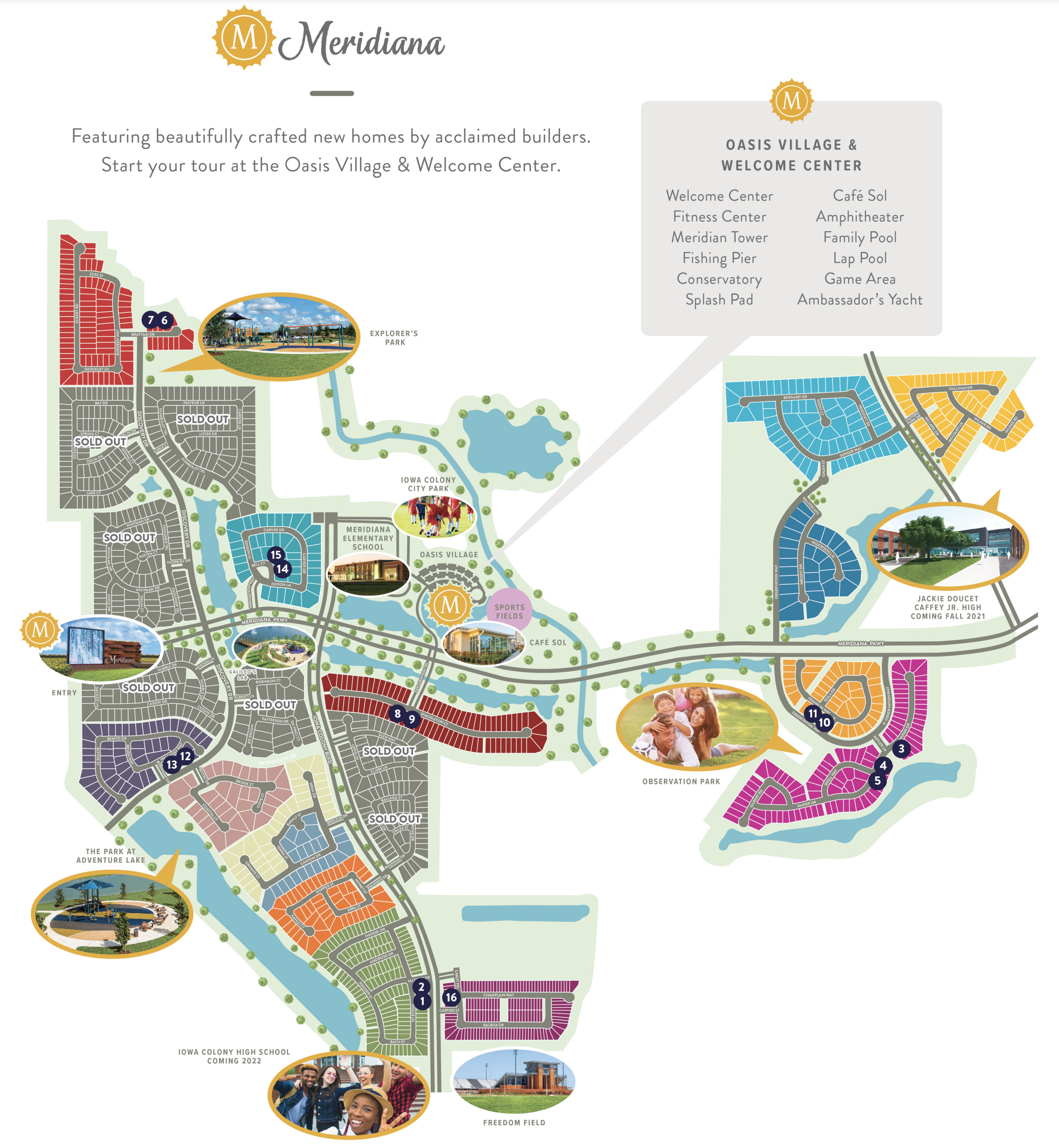 meridiana site map