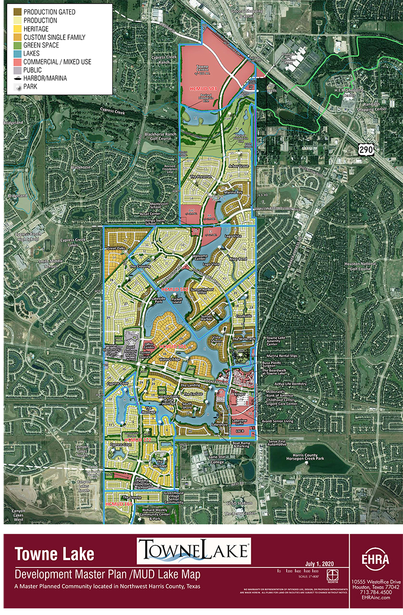 Towne Lake Cypress Map - Darcy Melodie