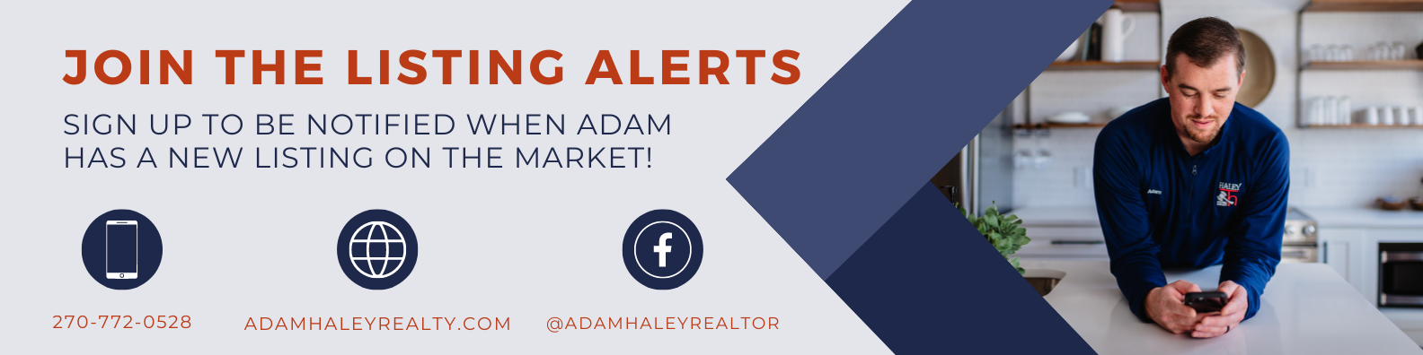 Join the listing alerts! Sign up to be notified when Adam has a new listing on the market!