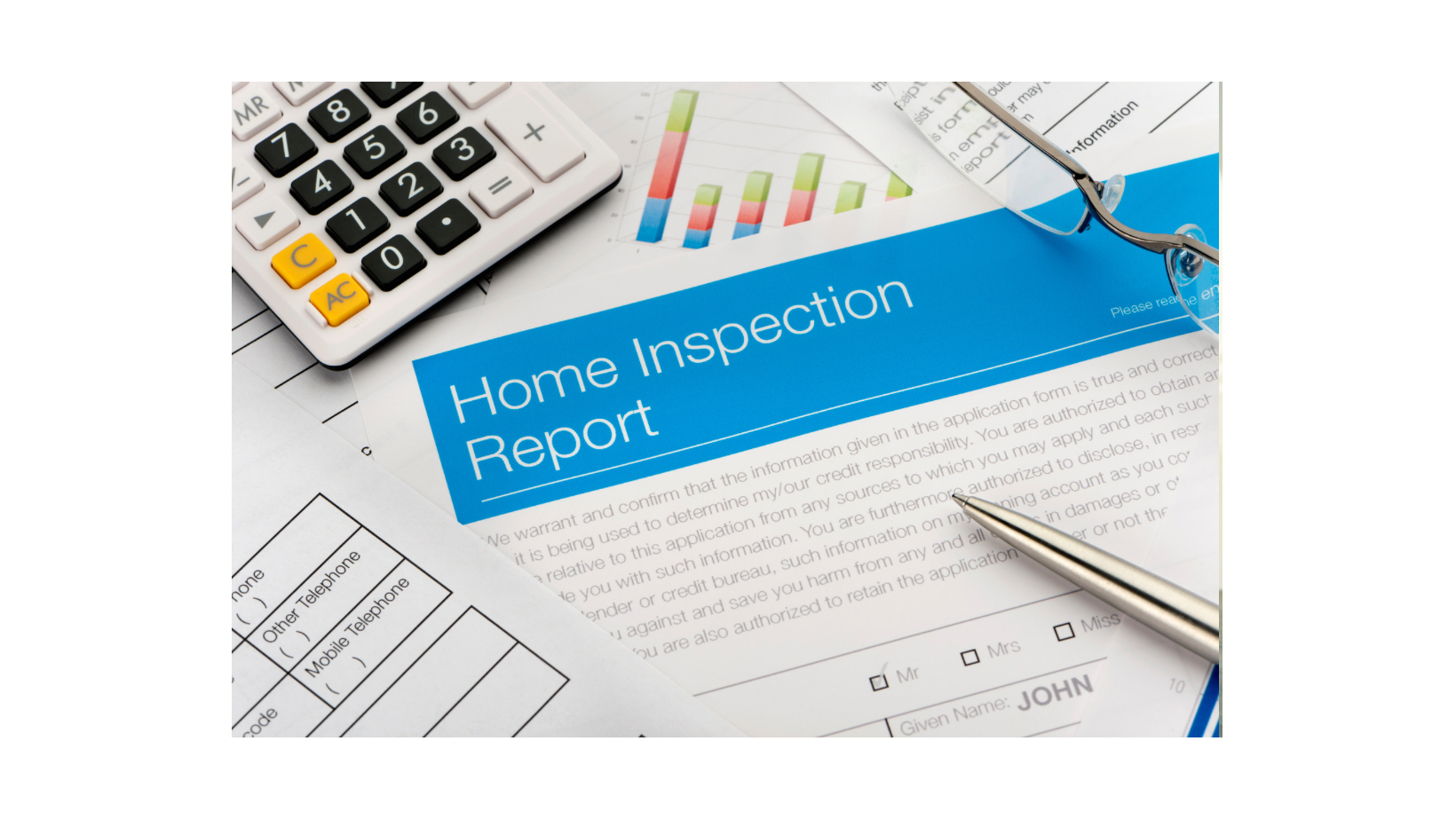 Home inspection are usually part of the disclosure package 