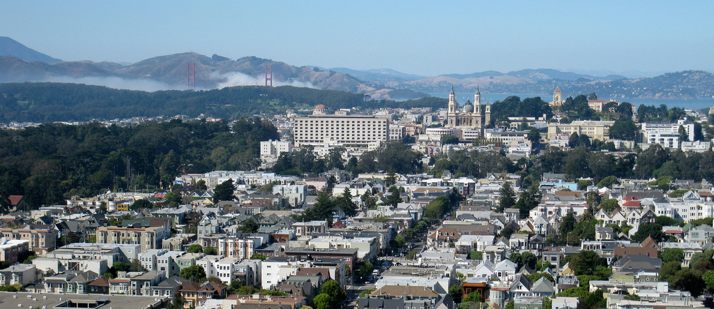 Aerial view of Cole Valley 